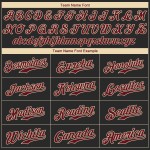 Benutzerdefiniertes schwarzes Crimson-City Cream Authentic Baseball-Trikot Benutzerdefiniertes schwarzes Crimson-City Cream Authentic Baseball-Trikot