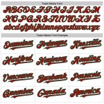 Fashion Jersey Nadelstreifen Baseball Fade Authentic Grün Rot-Kelly Weiß Custom Fashion Jersey Nadelstreifen Baseball Fade Authentic Grün Rot-Kelly Weiß Custom