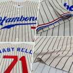 Benutzerdefinierte Creme Schwarz Nadelstreifen Rot-Royal Authentic Baseball Jersey Benutzerdefinierte Creme Schwarz Nadelstreifen Rot-Royal Authentic Baseball Jersey