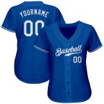 Benutzerdefiniertes authentisches Baseball-Trikot in Königsblau Benutzerdefiniertes authentisches Baseball-Trikot in Königsblau