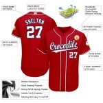 Benutzerdefiniertes rot-weiß-marineblaues Baseballtrikot Benutzerdefiniertes rot-weiß-marineblaues Baseballtrikot