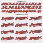Custom Baseball Weiß Jersey Orange-Royal Authentic Custom Baseball Weiß Jersey Orange-Royal Authentic