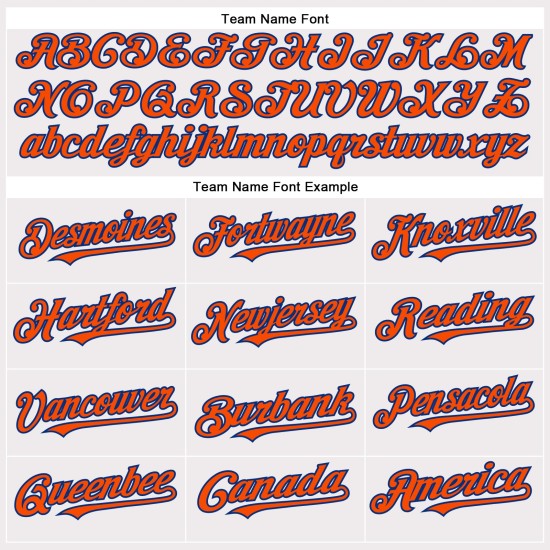 Custom Baseball Weiß Jersey Orange-Royal Authentic Custom Baseball Weiß Jersey Orange-Royal Authentic
