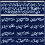 Custom Navy Navy-Puderblau Authentic Baseball Jersey Custom Navy Navy-Puderblau Authentic Baseball Jersey