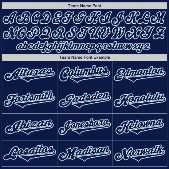 Custom Navy Navy-Puderblau Authentic Baseball Jersey Custom Navy Navy-Puderblau Authentic Baseball Jersey