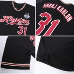 Benutzerdefiniertes schwarzes Crimson-City Cream Authentic Baseball-Trikot Benutzerdefiniertes schwarzes Crimson-City Cream Authentic Baseball-Trikot