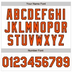 Fade Authentic Fashion Baseball Weiß Nadelstreifen Jersey Orange-Schwarz Custom Fade Authentic Fashion Baseball Weiß Nadelstreifen Jersey Orange-Schwarz Custom
